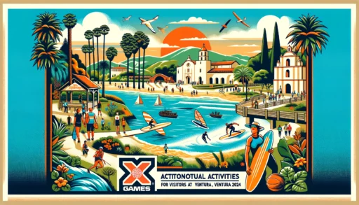 Discover additional activities for visitors at X Games Ventura 2024. Enjoy hiking, surfing, exploring historic sites like Mission San Buenaventura, and visiting local parks along the beautiful California coast.
