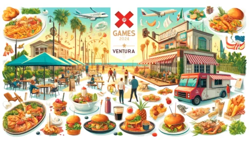 Explore the best local food spots in Ventura for X Games 2024 visitors. Enjoy diverse cuisines from popular restaurants, cafes, and food trucks along the sunny California coast.