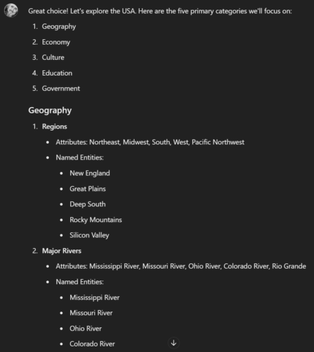 Location Research GPT sample output 1