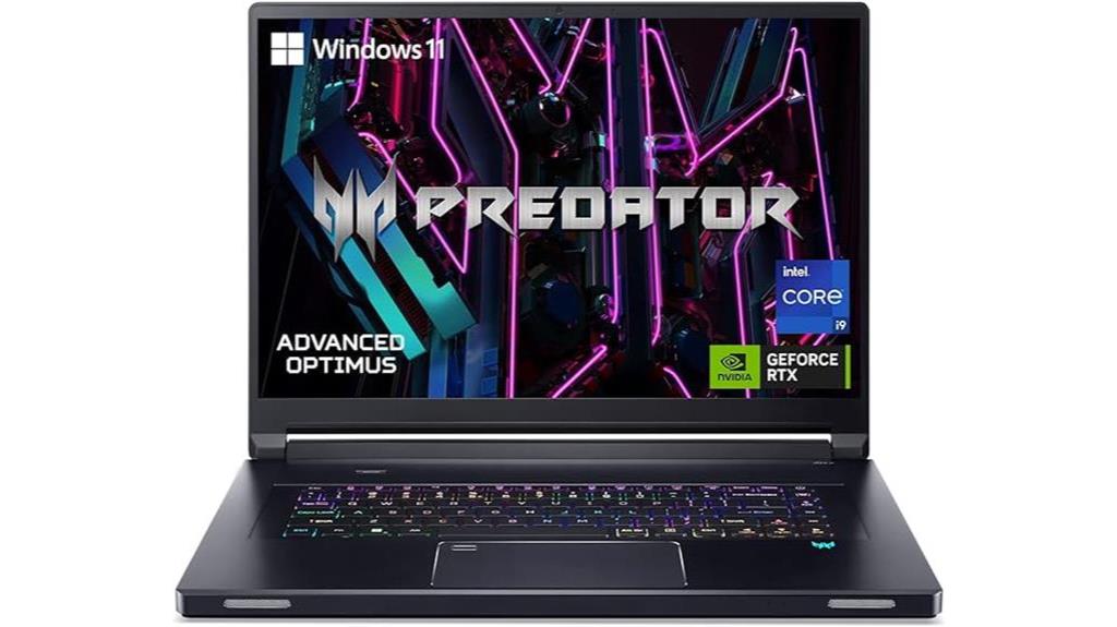 high performance gaming and content creation laptop
